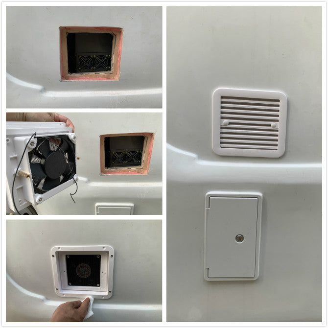 Ventilateur pour camping car, caravane, van, fourgon aménagé, 12v 4W Accessoires camping-car - Mabelle Magasin