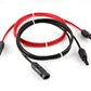 Câble solaire panneaux photovoltaïques noir + rouge, 2.5/4/6 mm², avec rallonge mâle et femelle, prise américaine, connecteurs de fils 10/12/14 AWG, livraison gratuite - Mabelle Magasin