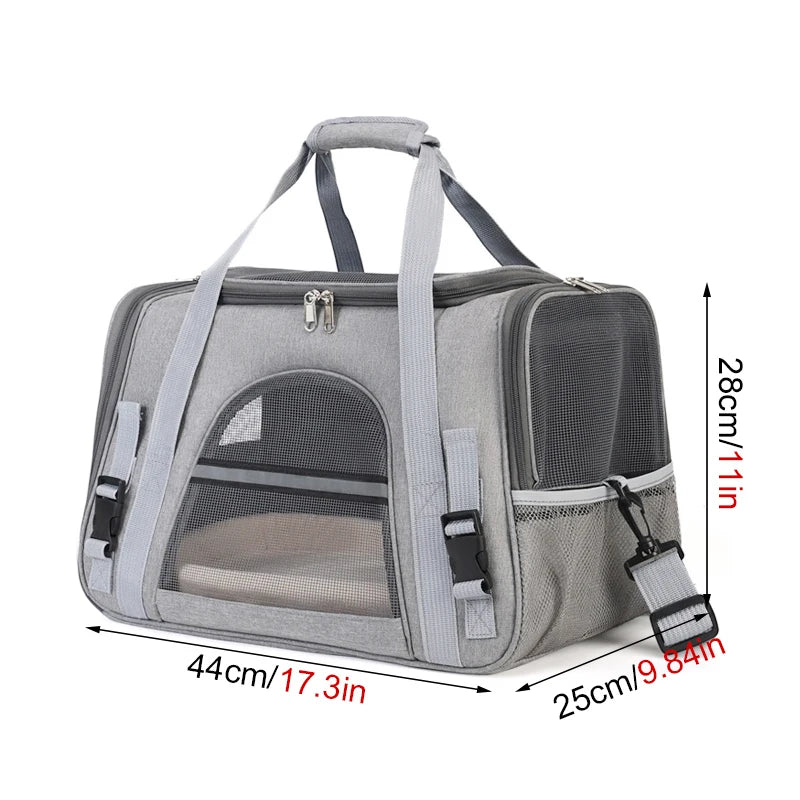 Sac de transport souple et respirant pour chat et chien de petite taille, sac de voyage pour animal de compagnie - Mabelle Magasin