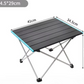 Table de camping pliante ultralégère en alliage d'aluminium pour pique-nique, jardin et camping-car