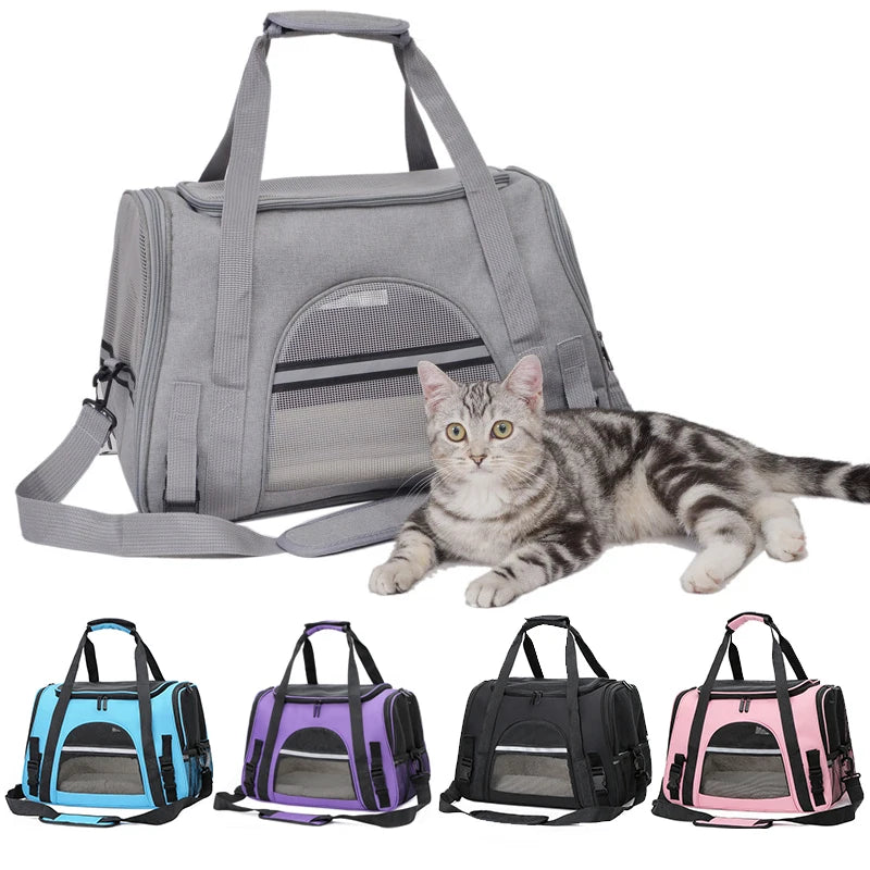 Sac de transport souple et respirant pour chat et chien de petite taille, sac de voyage pour animal de compagnie - Mabelle Magasin