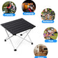 Table de camping pliante ultralégère en alliage d'aluminium pour pique-nique, jardin et camping-car - Mabelle Magasin