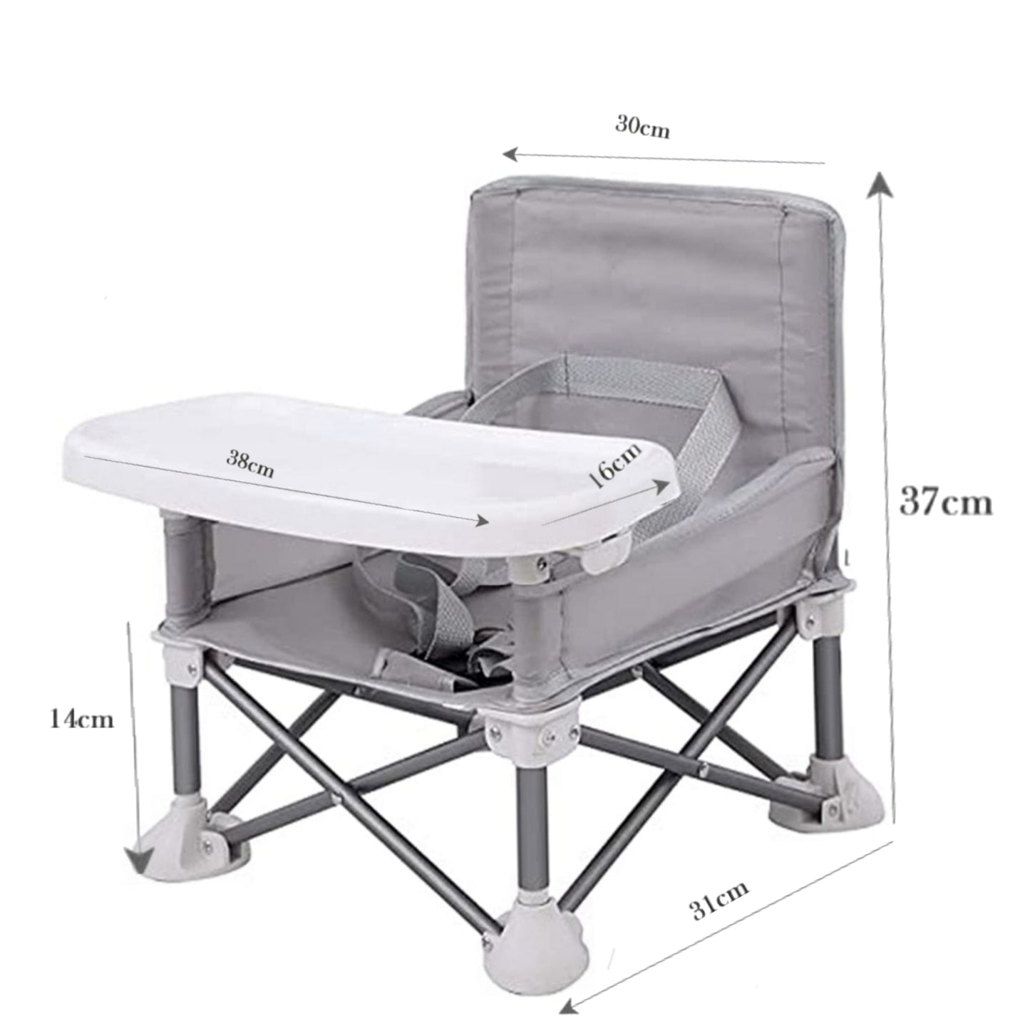 Rehausseur de siège pour enfants et bébé multifonctionnelle pliante portables dans son sac. - Mabelle Magasin