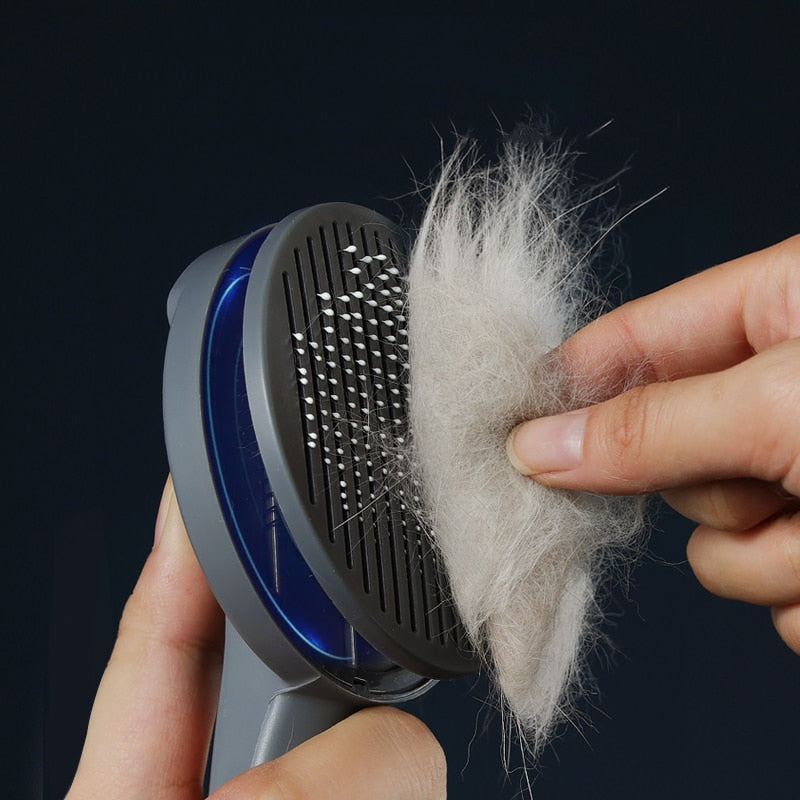 Brosses de Toilettage pour Chats et Chiens, Autonettoyante,La Brosse Enlève les Poils en Un Clic - Mabelle Magasin