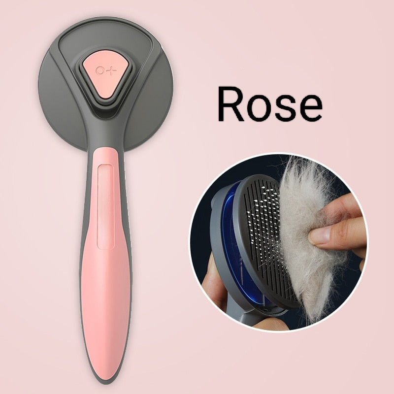 Brosses de Toilettage pour Chats et Chiens, Autonettoyante,La Brosse Enlève les Poils en Un Clic - Mabelle Magasin