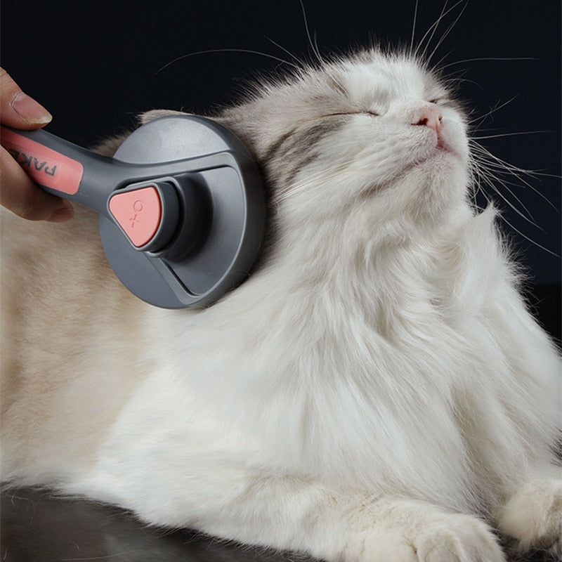 Brosses de Toilettage pour Chats et Chiens, Autonettoyante,La Brosse Enlève les Poils en Un Clic - Mabelle Magasin