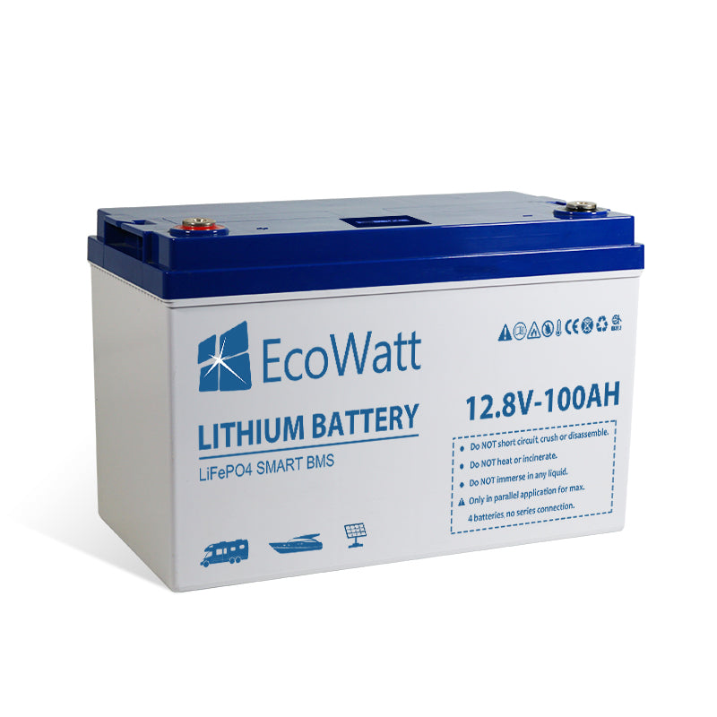 Batterie lithium EcoWatt 12v 100AH - Mabelle Magasin