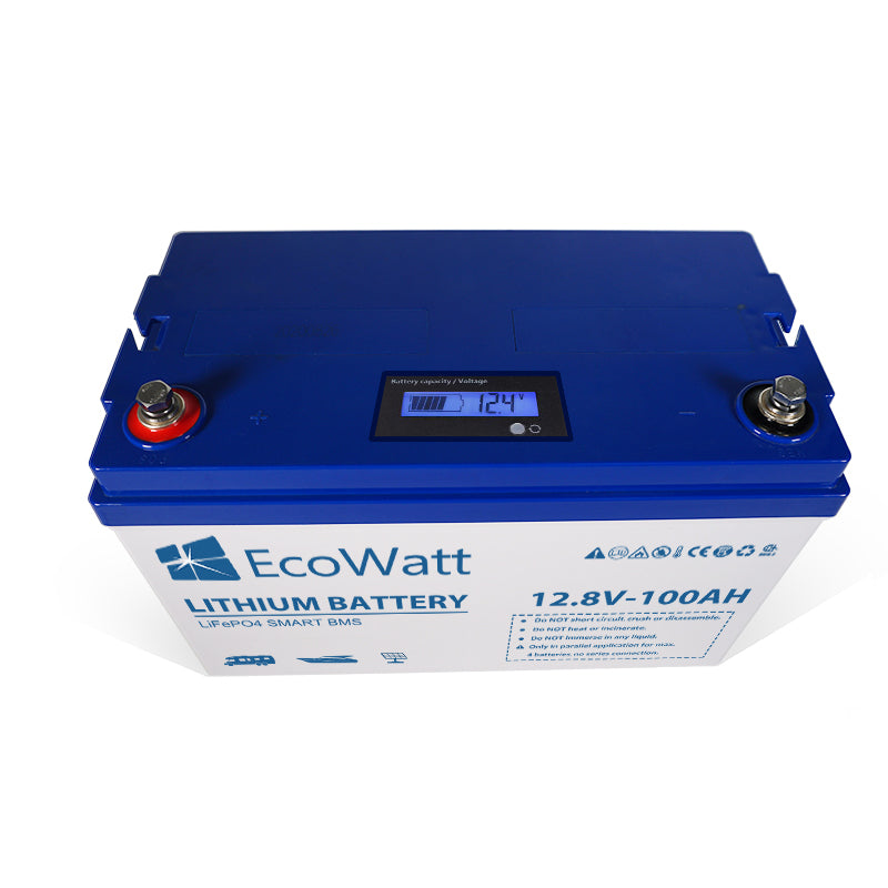 Batterie lithium EcoWatt 12v 100AH - Mabelle Magasin