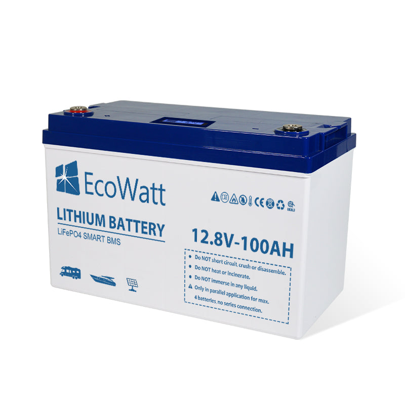 Batterie lithium EcoWatt 12v 100AH - Mabelle Magasin