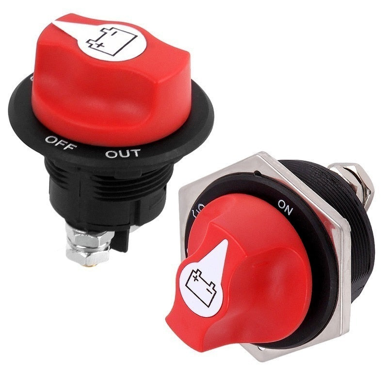 Coupe Circuit pour Batterie de 12 V jusqu'à 48 V Interrupteur de Déconnexion de Batterie marche/Arrêt 50A / 100A / 200A / 300A - Mabelle Magasin
