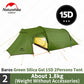 Nouvelle tente de Camping 2-3-4 personnes tente familiale ultralégère 4 saisons 15D/20D/210T tente en tissu Camping randonnée - Mabelle Magasin