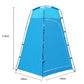 Tente de douche extérieur portable 4 saison pratique intimité - Mabelle Magasin