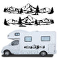 Autocollant De Camping Car Motif Forêt 2pcs, Stickers Pour Camping Car, Sticker Pour Vitres De van, Pare-chocs, - Mabelle Magasin