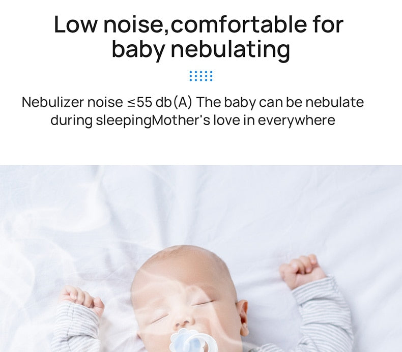 CONTEC Nébuliseur Portable Silencieux Ultrasons Nébuliseur Enfants Adulte et animaux de compagnie - Mabelle Magasin