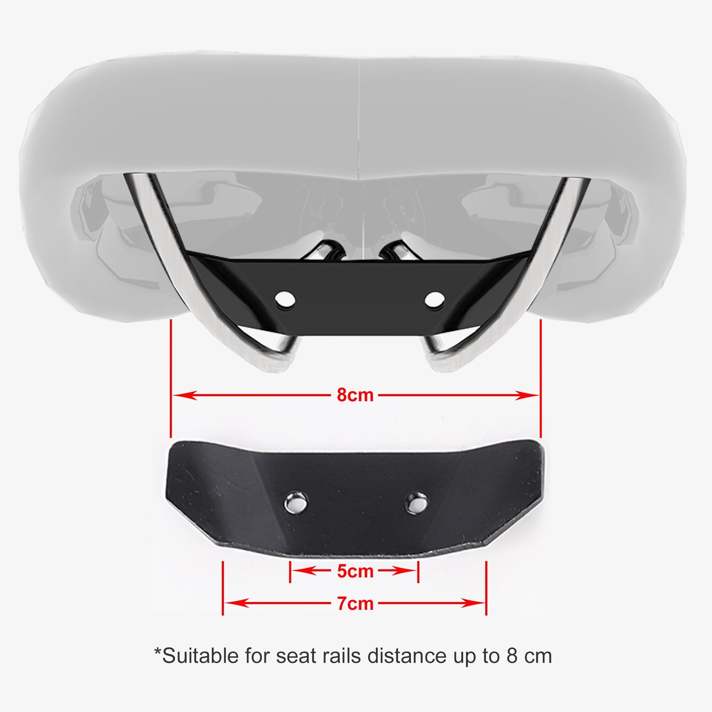 Sac pour vélo étanche et support de fixation 10L ou 13L (en fonction des variants) et stabilisateur support de montage à l' arrière sac de vélo - Mabelle Magasin