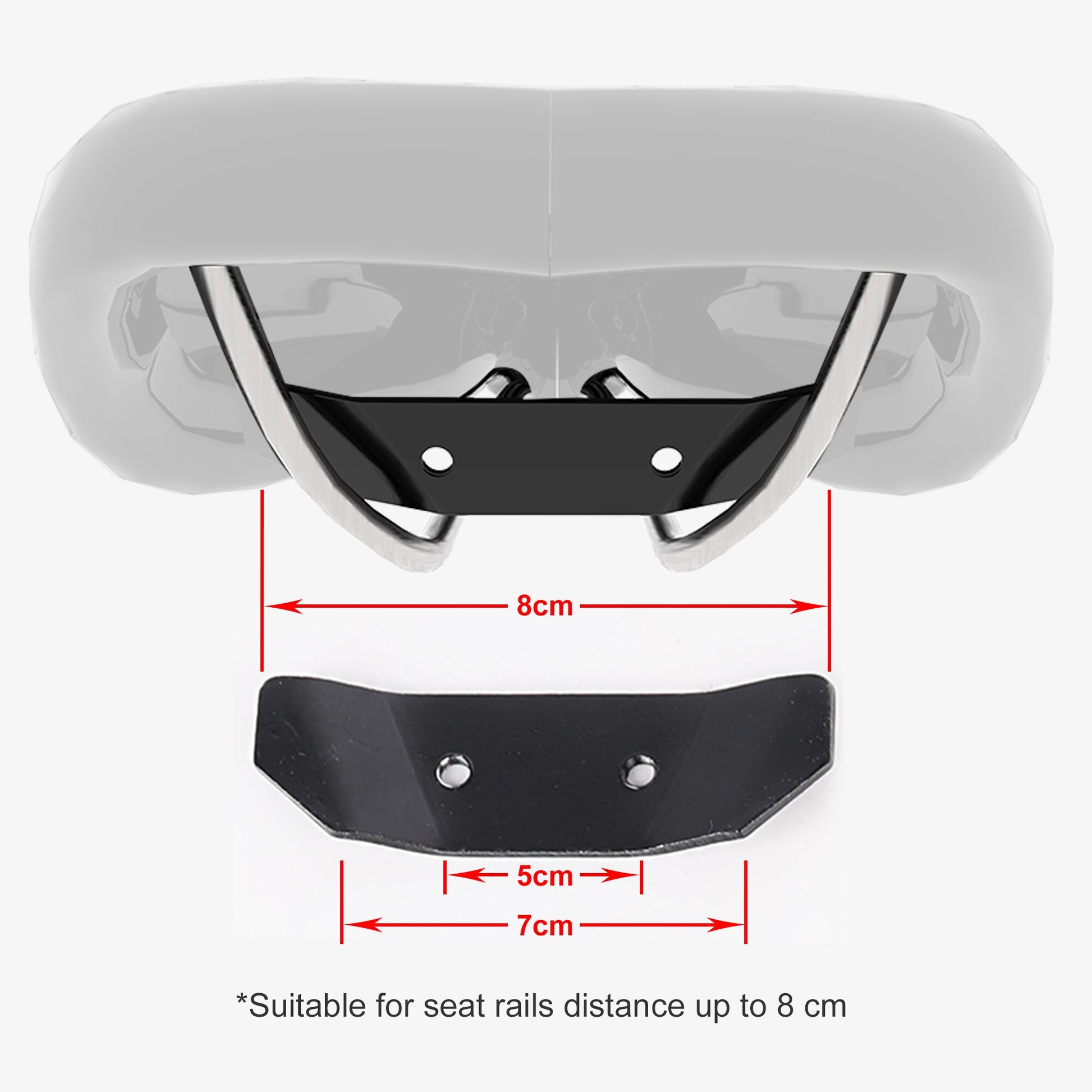 Sac pour vélo étanche et support de fixation 10L ou 13L (en fonction des variants) et stabilisateur support de montage à l' arrière sac de vélo - Mabelle Magasin