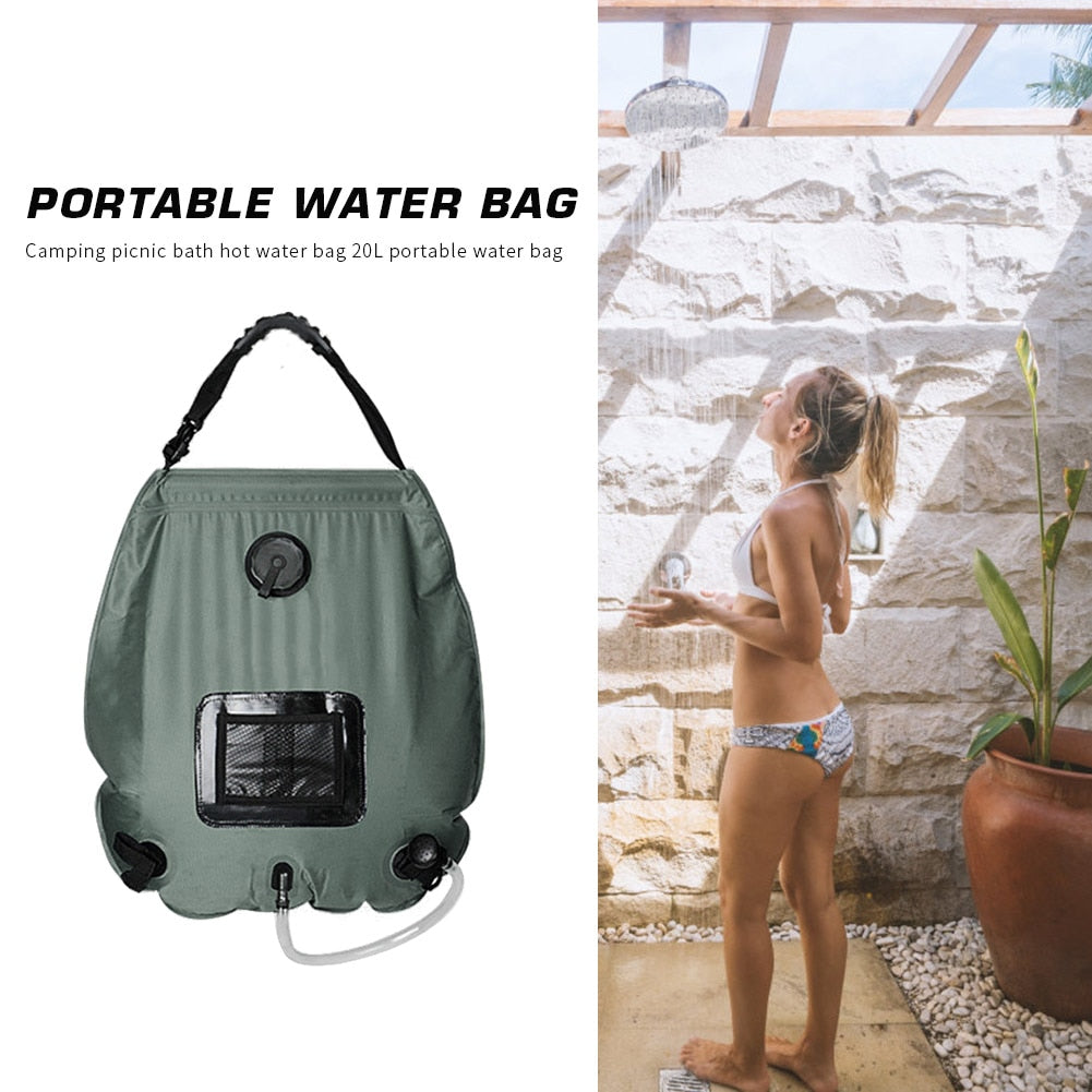 Sac de douche solaire 20L camping 50°C - Mabelle Magasin