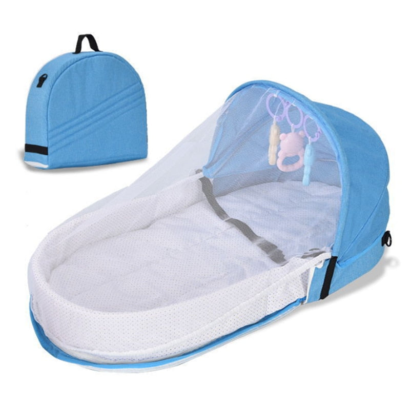 lit pliable pour nouveau-né bébé Protection moustiquaire respirant panier de couchage - Mabelle Magasin