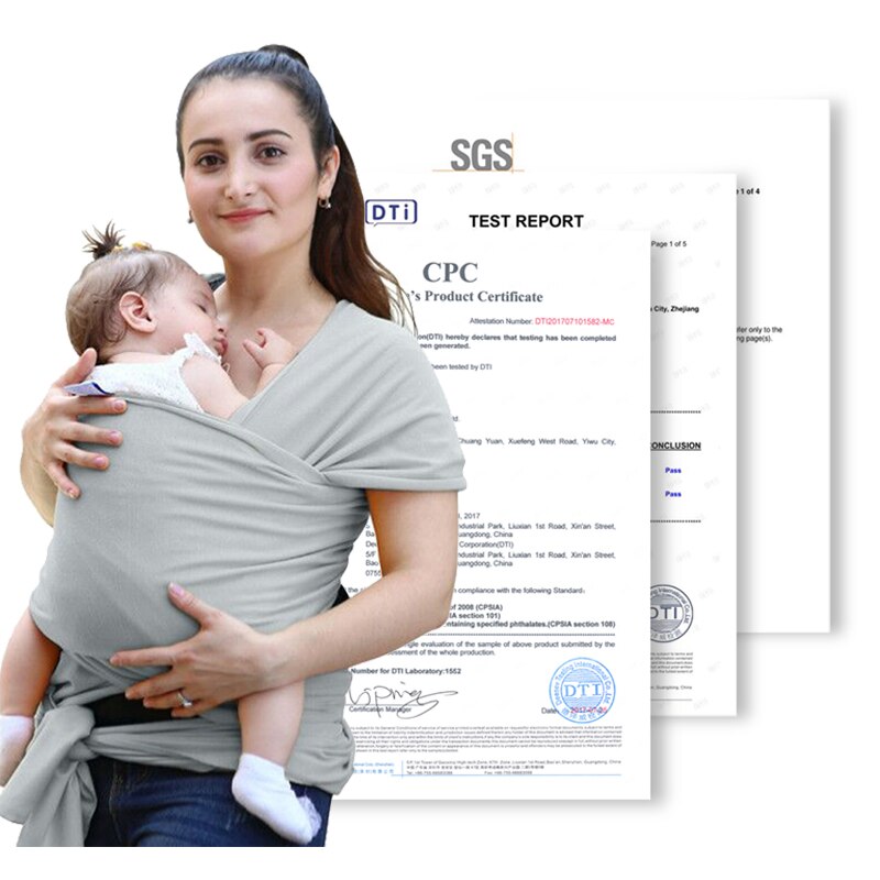 Porte-bébé écharpe pour nouveau-nés doux confortable et respirant pour bébé écharpe  d'allaitement - Mabelle Magasin