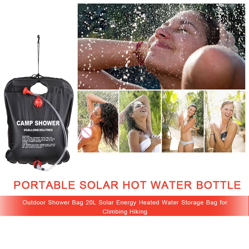Sac de douche solaire 20L camping 50°C - Mabelle Magasin