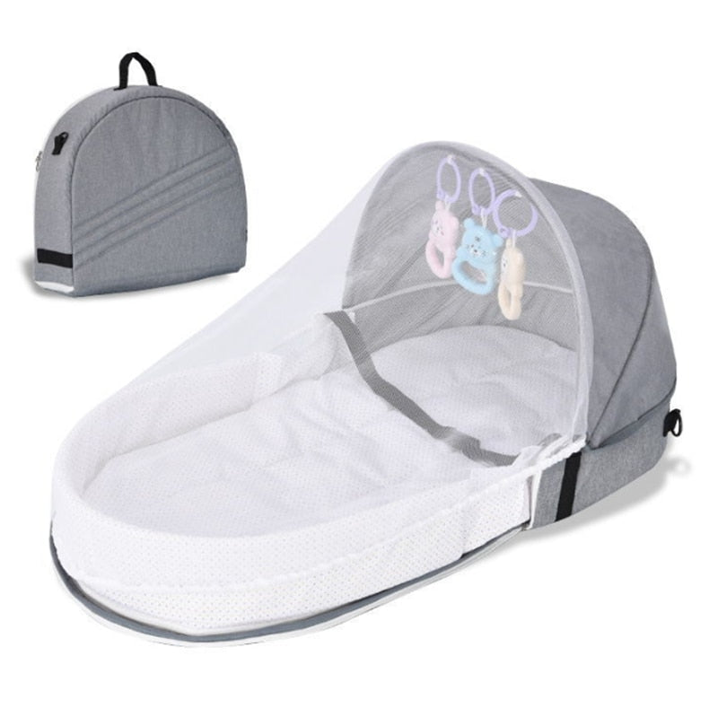lit pliable pour nouveau-né bébé Protection moustiquaire respirant panier de couchage - Mabelle Magasin