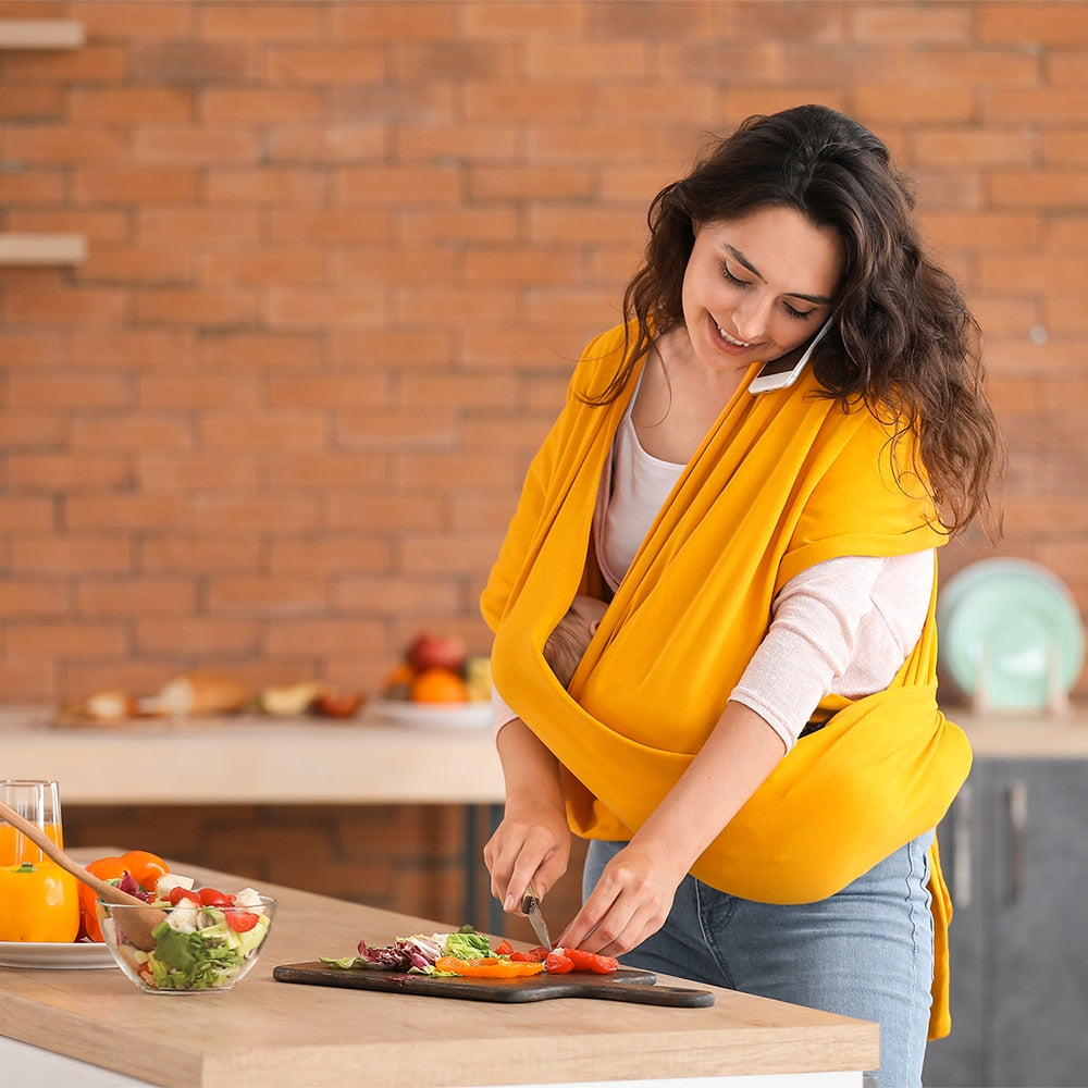 Porte-bébé écharpe pour nouveau-nés doux confortable et respirant pour bébé écharpe  d'allaitement - Mabelle Magasin