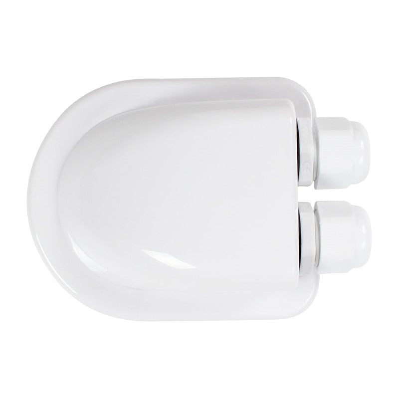 Passe câble Double et simple entrée de fil panneau solaire. Passe câble toit camping-car blanc Double trou - Mabelle Magasin