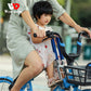 Siège de vélo pour enfants avec repose-pieds réglable, pliable et il peut être mis dans son sac de rangement , sécurisé, montage rapide. - Mabelle Magasin