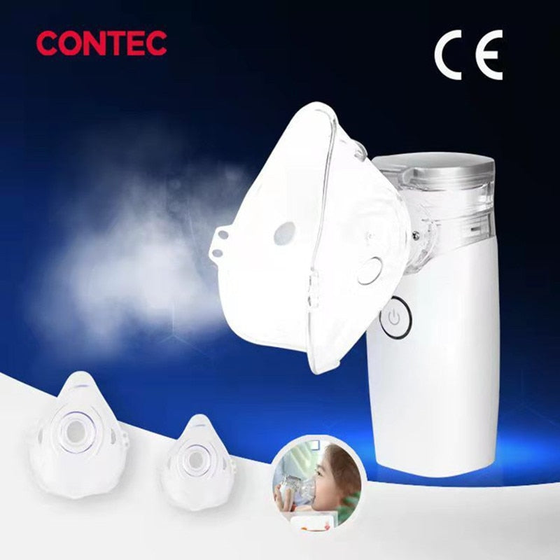 CONTEC Nébuliseur Portable Silencieux Ultrasons Nébuliseur Enfants Adulte et animaux de compagnie - Mabelle Magasin