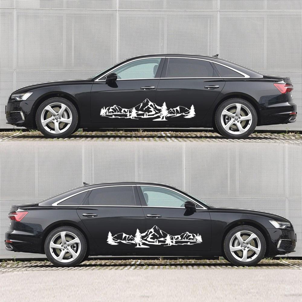 Autocollant De Camping Car Motif Forêt 2pcs, Stickers Pour Camping Car, Sticker Pour Vitres De van, Pare-chocs, - Mabelle Magasin