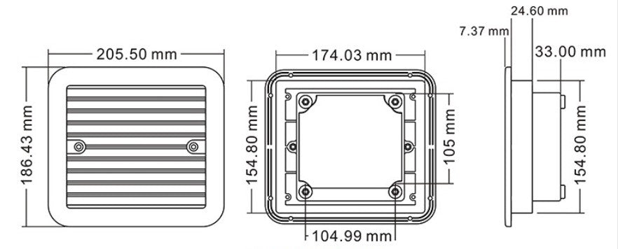 Ventilateur pour camping car, caravane, van, fourgon aménagé, 12v 4W Accessoires camping-car - Mabelle Magasin