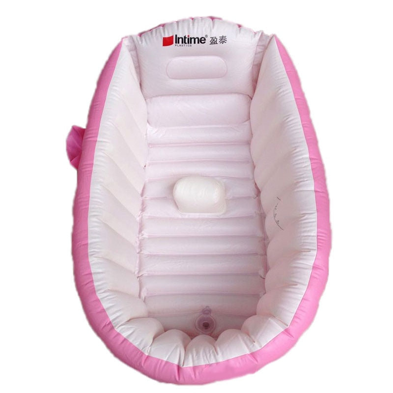 Baignoire Gonflable Pour Enfants et Bébés, Baignoire Pliable et Anti-Glissante, Sécurité et Portable, Un Gonfleur Compris - Mabelle Magasin