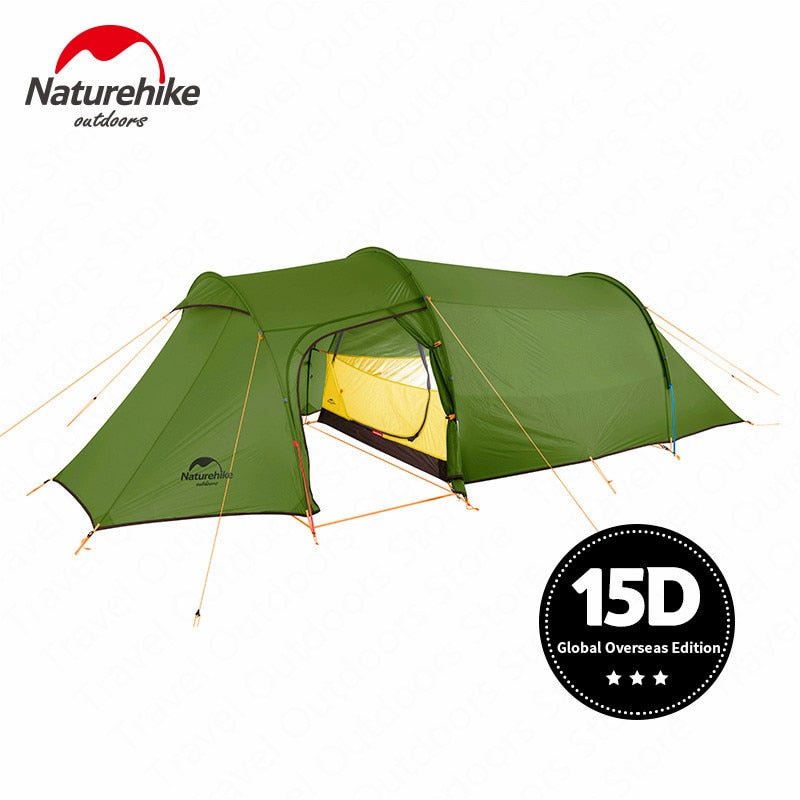 Nouvelle tente de Camping 2-3-4 personnes tente familiale ultralégère 4 saisons 15D/20D/210T tente en tissu Camping randonnée - Mabelle Magasin