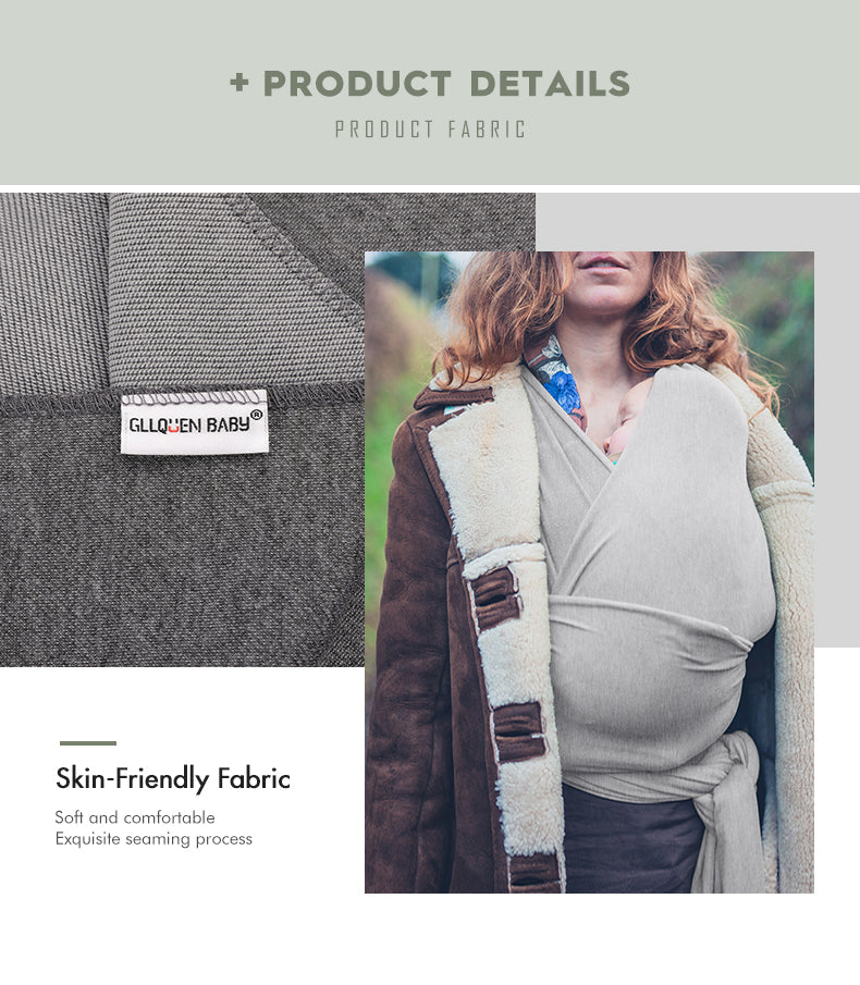 Porte-bébé écharpe pour nouveau-nés doux confortable et respirant pour bébé écharpe  d'allaitement - Mabelle Magasin