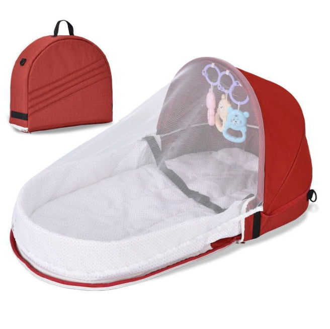 lit pliable pour nouveau-né bébé Protection moustiquaire respirant panier de couchage - Mabelle Magasin