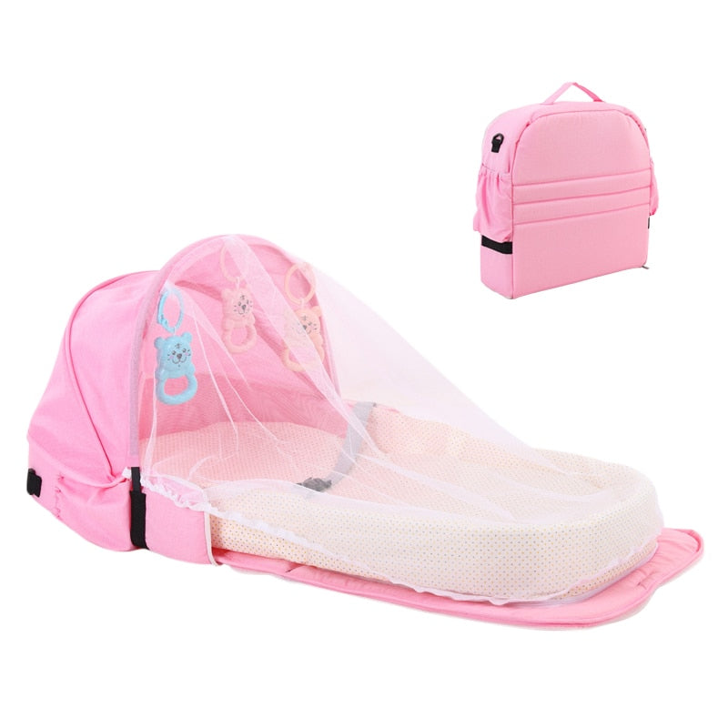 lit pliable pour nouveau-né bébé Protection moustiquaire respirant panier de couchage - Mabelle Magasin