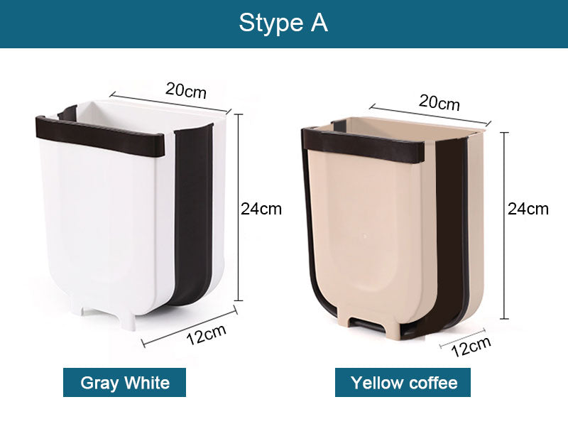 Poubelle Pliant Pour Cuisine - Camping car et Voiture Murale Poubelle Cuisine Armoire Porte Suspendue Poubelle - Mabelle Magasin