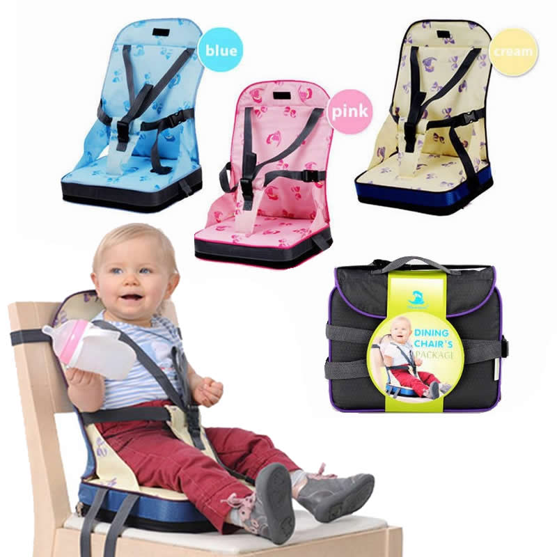 Rehausseur de Sièges Portable bébé enfants coussin pliable chaise haute coussin bébé chaise sac pliable infantile voyage rehausseur - Mabelle Magasin