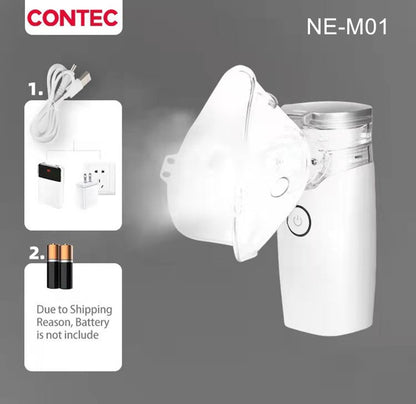 CONTEC Nébuliseur Portable Silencieux Ultrasons Nébuliseur Enfants Adulte et animaux de compagnie - Mabelle Magasin