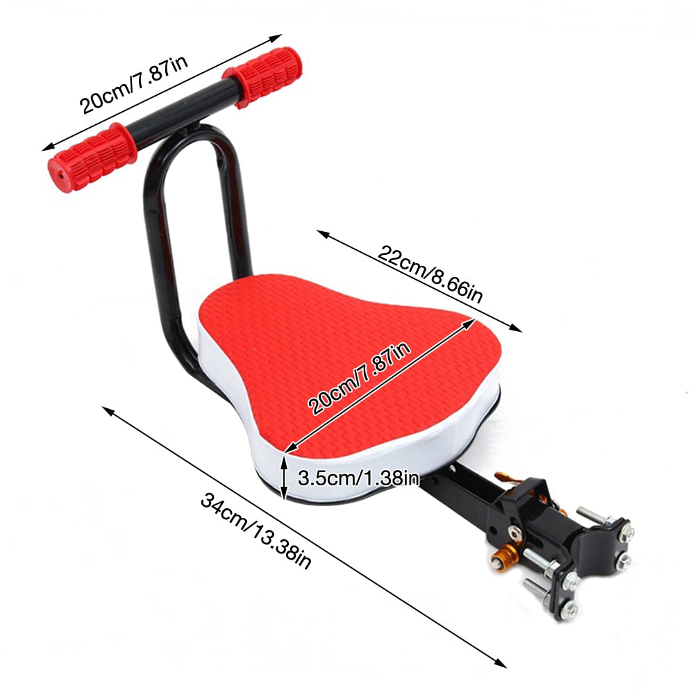 Siège de vélo avant pour enfant réglable et pliable - Mabelle Magasin