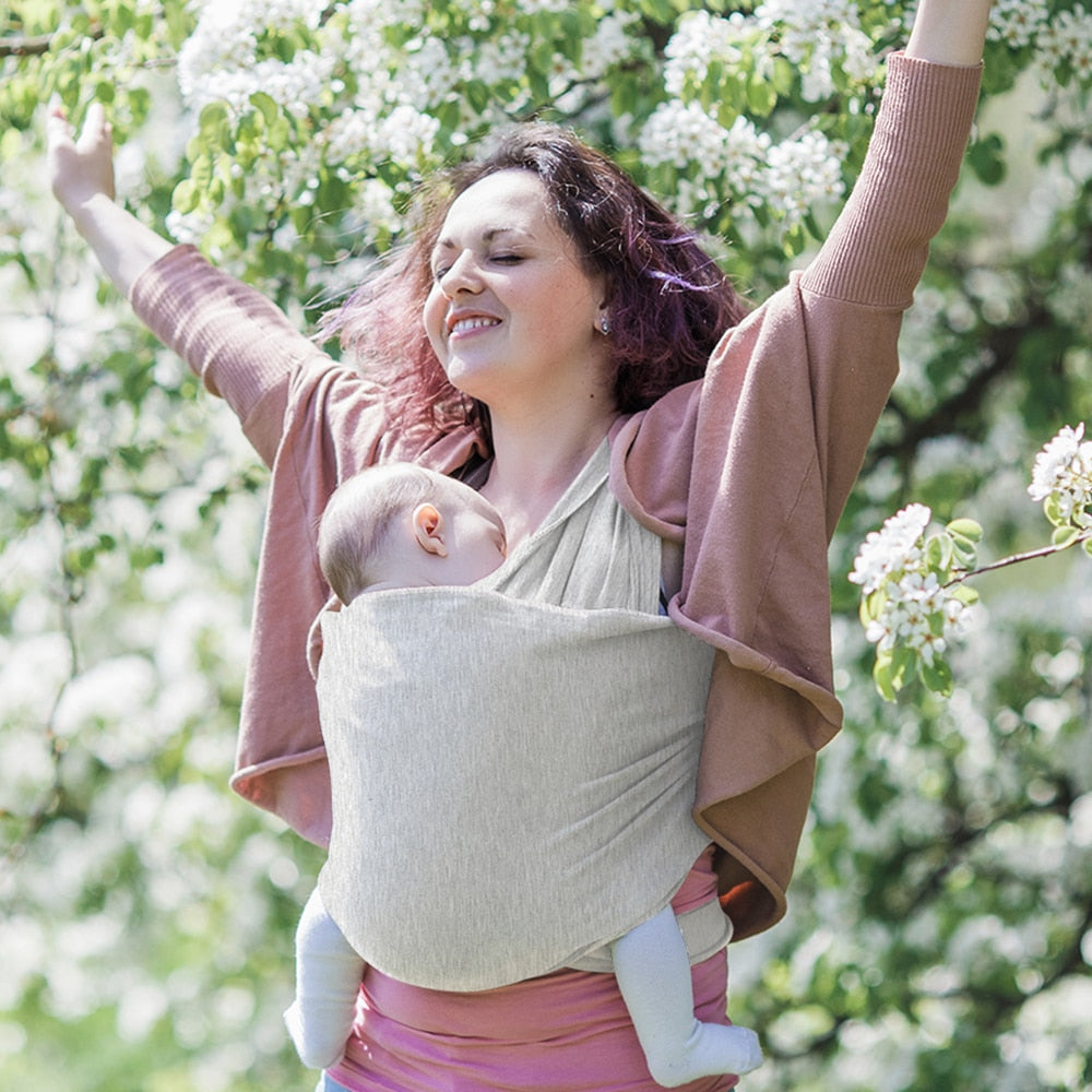 Porte-bébé écharpe pour nouveau-nés doux confortable et respirant pour bébé écharpe  d'allaitement - Mabelle Magasin