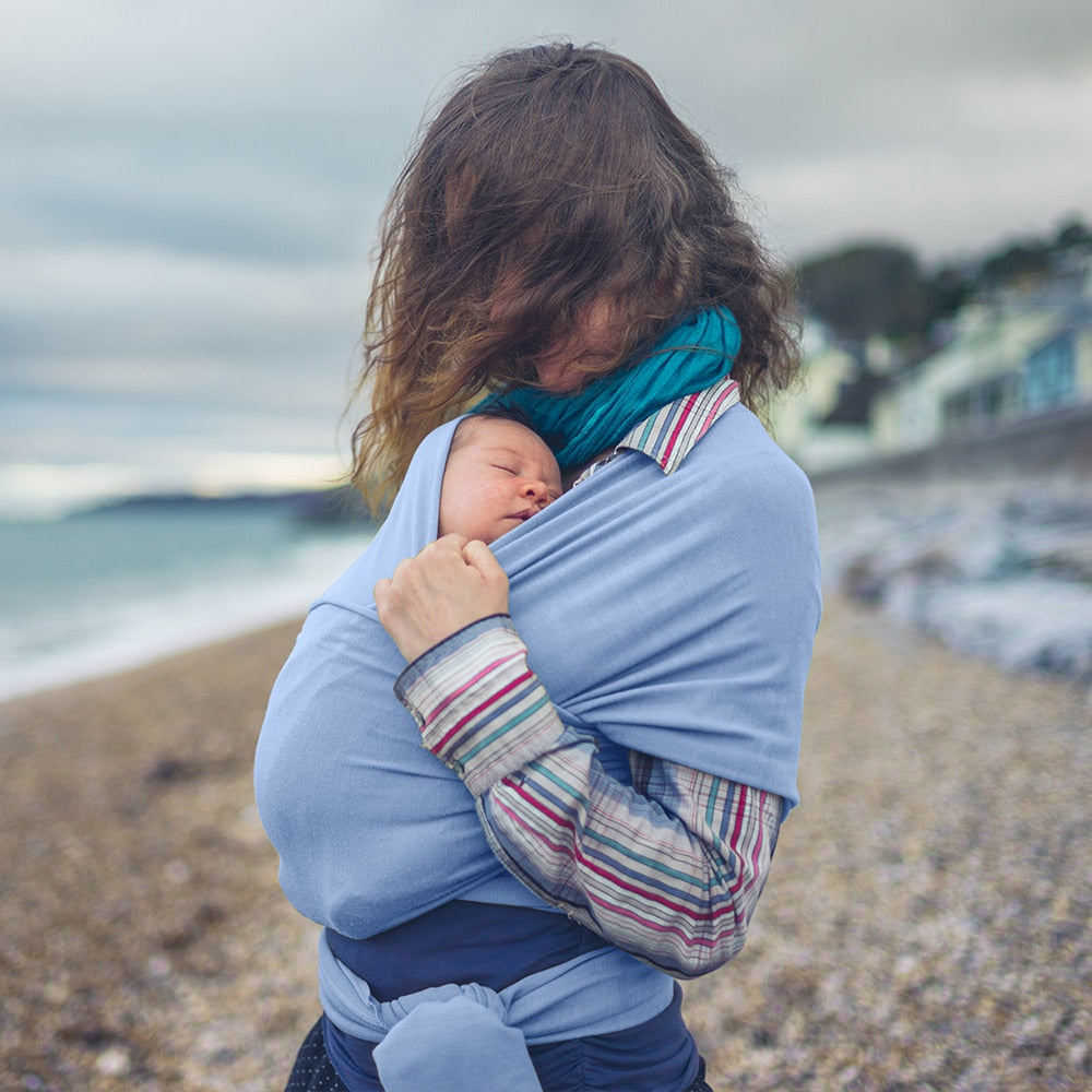 Porte-bébé écharpe pour nouveau-nés doux confortable et respirant pour bébé écharpe  d'allaitement - Mabelle Magasin