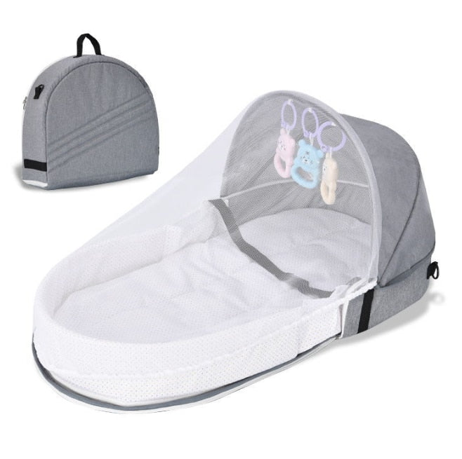 lit pliable pour nouveau-né bébé Protection moustiquaire respirant panier de couchage - Mabelle Magasin