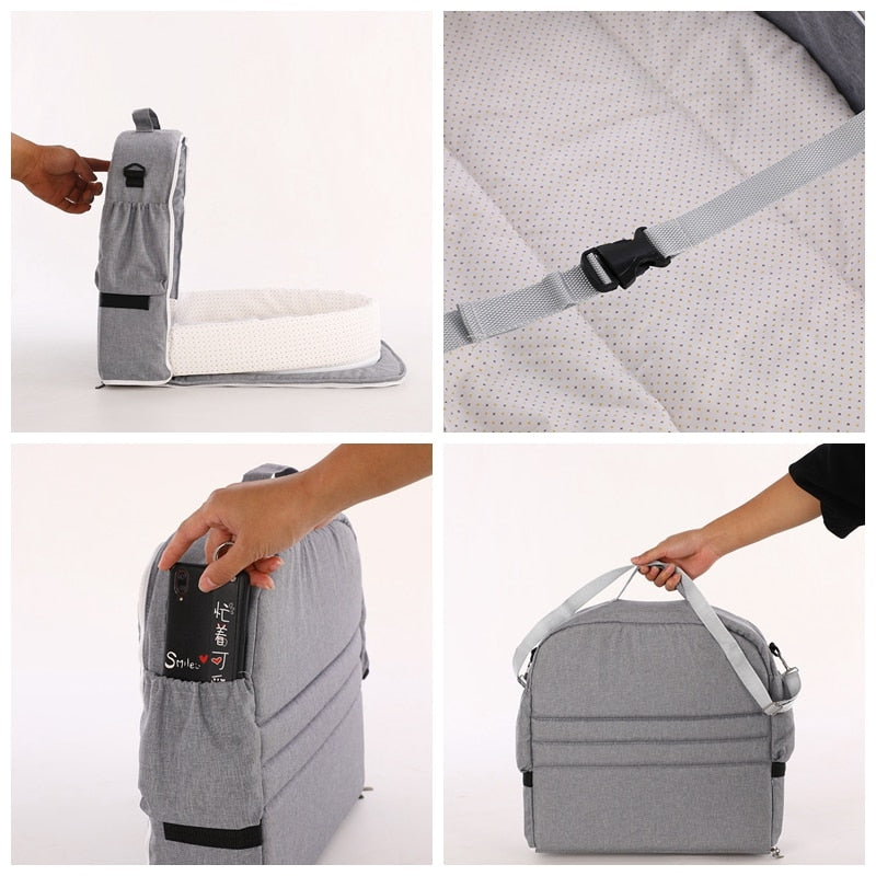 lit pliable pour nouveau-né bébé Protection moustiquaire respirant panier de couchage - Mabelle Magasin