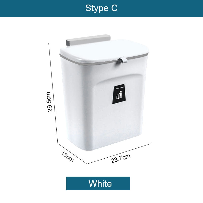 Poubelle Pliant Pour Cuisine - Camping car et Voiture Murale Poubelle Cuisine Armoire Porte Suspendue Poubelle - Mabelle Magasin