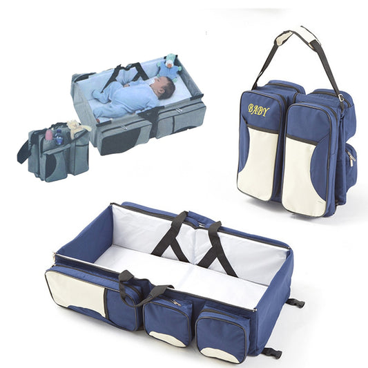 Lit pliable pour bébé - sac pour maman - parfait pour les sorties en plein air ! - Mabelle Magasin