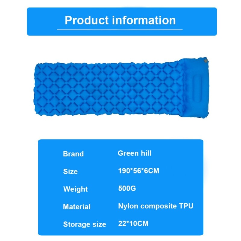 Matelas gonflable de camping le plus résistant et le plus facile à transporter - Mabelle Magasin