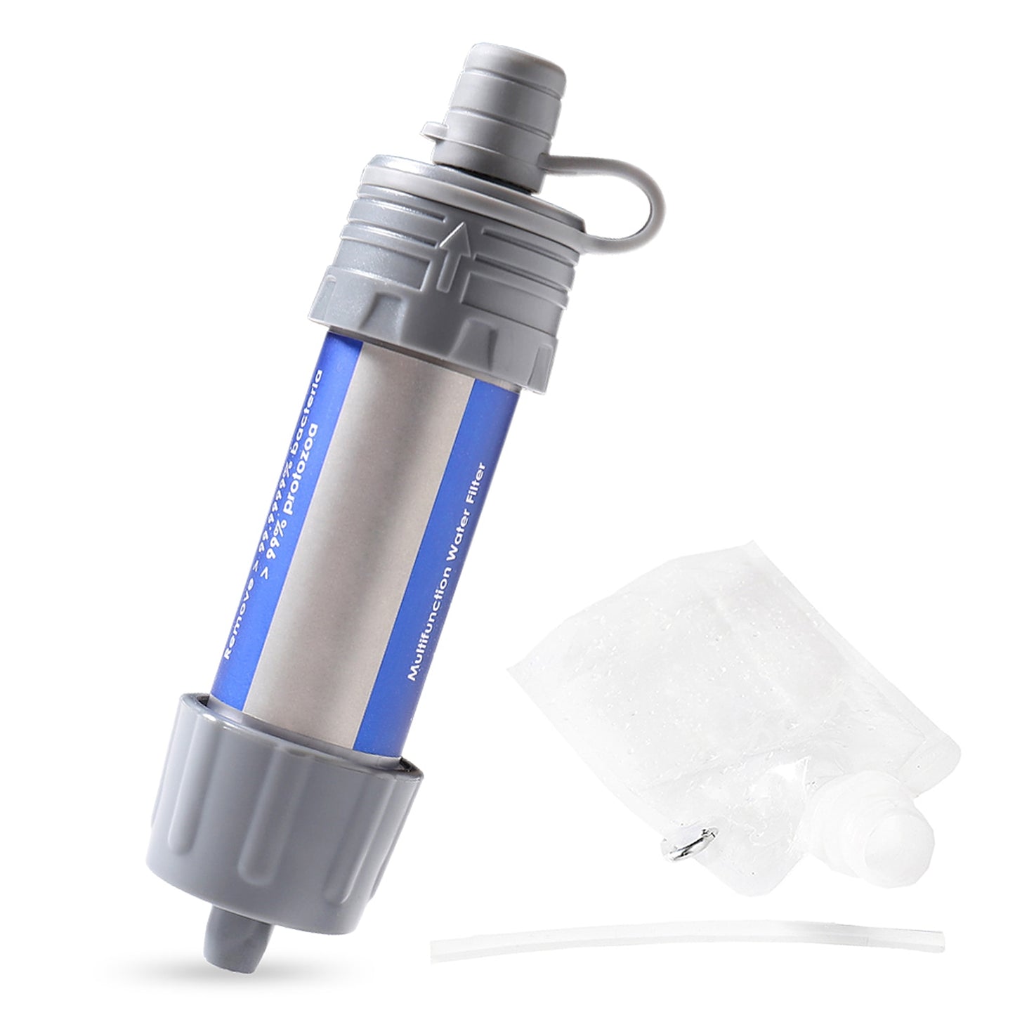 Filtration d'eau extérieure survie filtre à eau système de Filtration d'eau de paille purificateur à boire pour randonnée Camping d'urgence - Mabelle Magasin