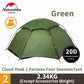 Naturehike 2022 nouveau Cloud Peak 15D Camping tente 1-2 personnes ultra-léger 4 saisons tente étanche Camping escalade tente extérieure - Mabelle Magasin