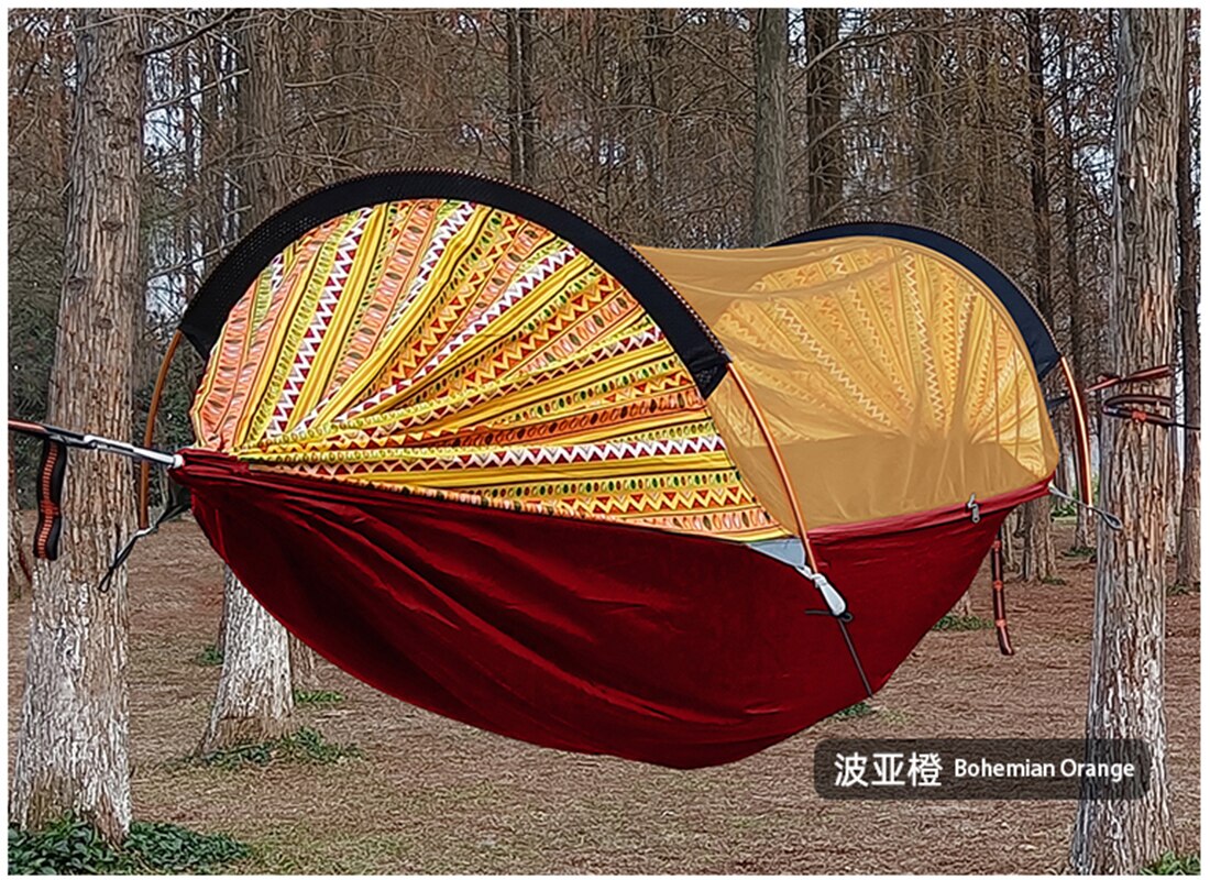 Tente hamac de Camping ultraléger et perche en aluminium - Mabelle Magasin